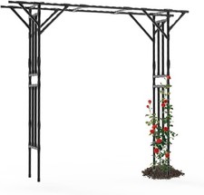 Supersize Flattop Garden Arch for Wedding - 106" L x 106" H Garden Arch Trellis