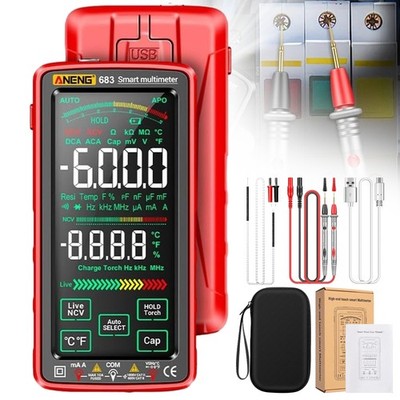 Digital Multimeter Strommessgerät 6000 Counts AC DC Strom Voltmeter Amperemeter