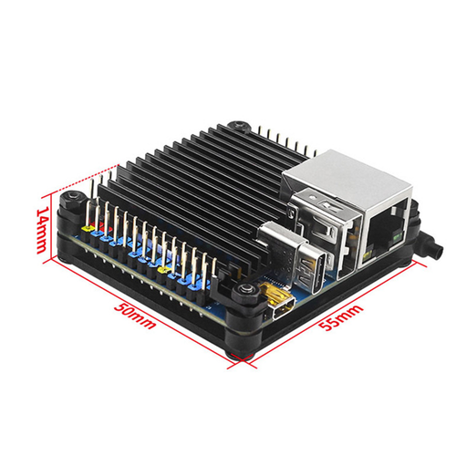 1PC Passive Cooling Heat Sinks Case Fit for Orange Pi Zero 3 Aluminum Alloy Case - Afbeelding 7 van 14