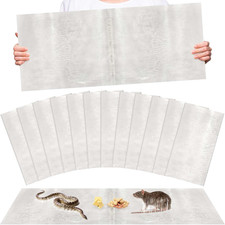 12 Pack Large Super Sticky Glue Traps for Mice and Rats, Rat Mouse Sticky Traps