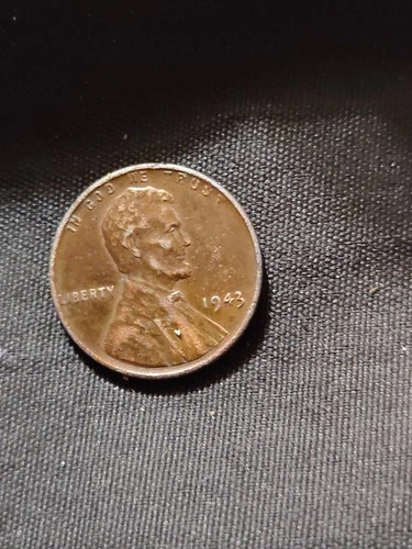 1943 Brass and Copper and Steel Wheat Penny One Cent
