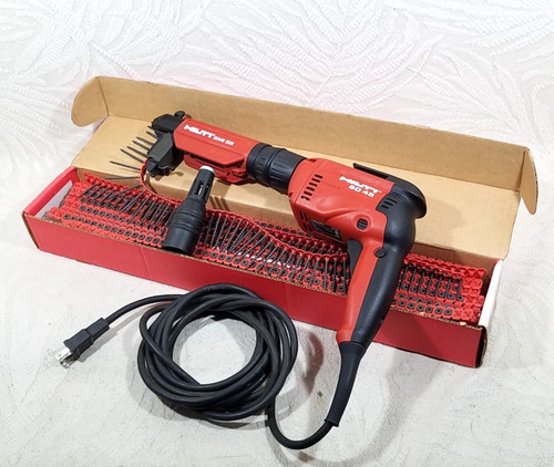 HILTI SD45 CORDED DRYWALL SCREW GUN DRILL w/SMI 55 & SD-C 6 SCREWS (Works)