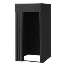 VEVOR Camerino di Prova da 99 x 99 x 198 cm Spogliatoio Portatile Mobile Nero