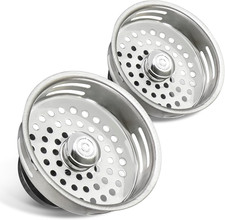 9843-2 Stainless Steel Kitchen Sink Strainer Basket Replacement for Standard Dra