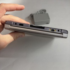 Nintendo 3DS XL Retro Silver Edition (NES Controller) w/ Charger US Model Tested