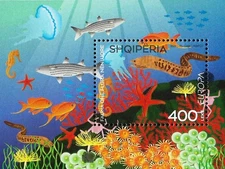 ALBANIA 2024 - "Europe - Underwater Fauna & Flora" - Block MNH