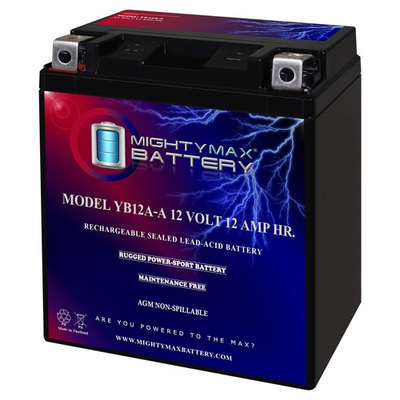#ad #ad Mighty Max YB12A A 12V 12AH Battery Replacement for Honda CL450 Scrambler 67 74 $44.99
