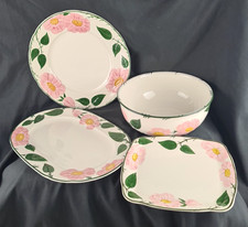 Konvolut Villeroy & Boch Wildrose Teller, Servierplatten, Schüssel -4 Teile