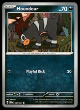 Houndour 062/131 Common Prismatic Evolutions Pokemon Lightly Played