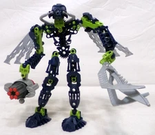 2007 LEGO Bionicle Toa Mahri 8914 Toa Hahli Complete Set No Instructions Damaged