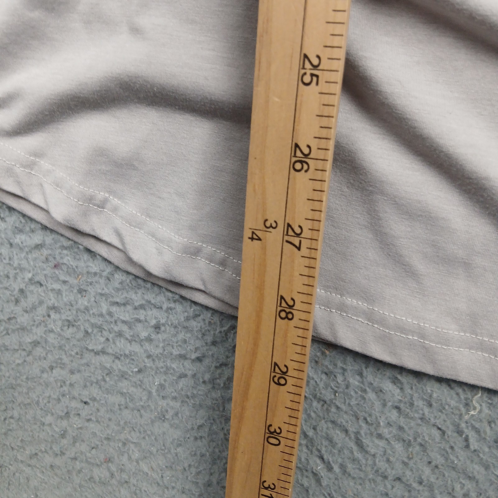 Ouges Top Womens XXL Gray Long Sleeve Pullover He… - image 4