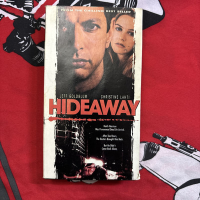 Hideaway (VHS, 1995, Closed Captioned) Jeff Goldblum Alicia Silverstone 