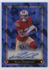 2025 Leaf Metal 92 LGR Blue Crystals 7/8 Isaac Guerendo #92L-IG1 Auto 4g8