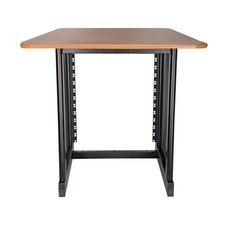 Audio W-212 Studio Rack Nero 12U Struttura in Metallo Impiallacciato Ciliegio W-Line