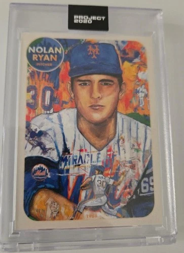 2020 Topps Project 2020 #67 Nolan Ryan New York Mets HOF 1969 By Andrew Thiele