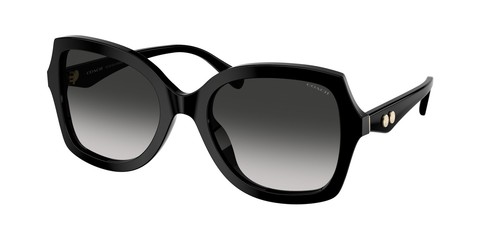 COACH HC8410U 50023C Cw225 Black Grey Gradient 56 mm Women's Sunglasses - 第 6/7 張圖片