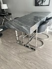 Large Stone Top Dining Table — photo 2