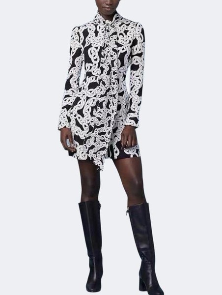 Women Diane Von Furstenberg Dress White Viscose 36 #39J7