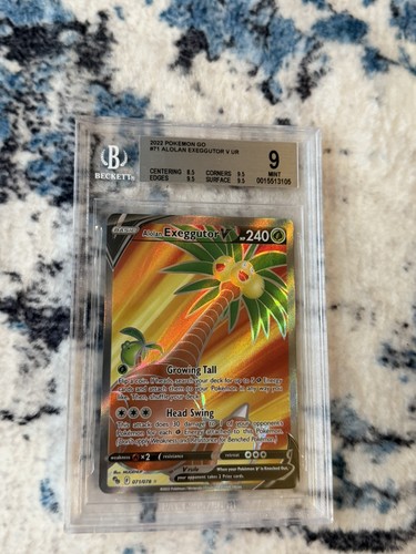 Alolan Exeggutor V graded BGS 9 for sale on eBay