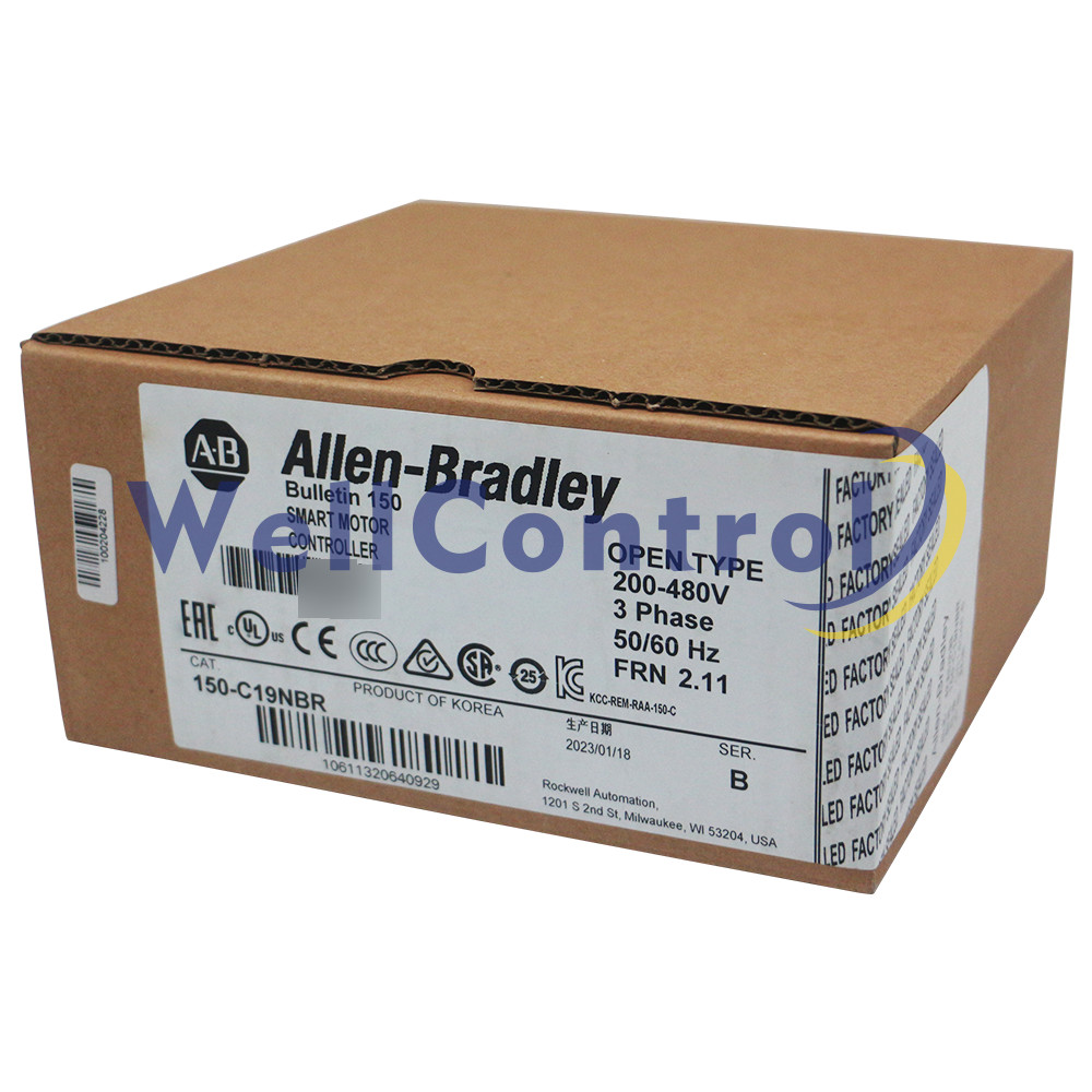 New Allen Bradley 150-C19NBR SMC-3 3-Phase 200-480V Smart Motor Controller