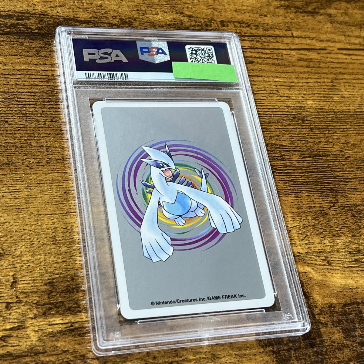 Pikachu PSA 10 Pokemon Silver Playing Card Joker #025B Poker