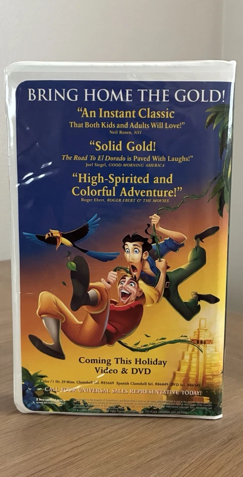 The Road To El Dorado VHS RARE Promotional Screening Dreamworks Pictures - Image 2 of 4