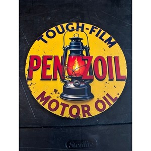 Vintage style Tough Film Pennzoil Motor Oil Metal Sign