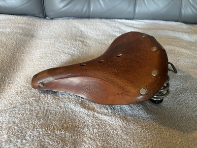 Brooks B67 Leather Bicycle Seat Saddle Chrome Springs