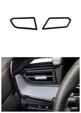 For 2025 Nissan Kicks Car Accessories Carbon Fiber Console Air Outlet Vent Trim