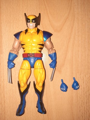 Wolverine Logan Tiger Stripes Action Figur Marvel Legends Apocalypse BAF Hasbro