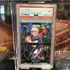 2024 Panini Prizm - Prizmatic Drake Maye #2 Green Prizm (RC) PSA 9