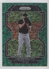 2022 Panini Prizm Green Donut Circle Prizm Lucas Giolito #10 0x1
