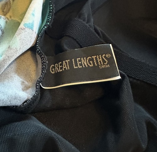 Great Lengths Neu mit Etikett tropischer Tiermotiv U-Ausschnitt Einteiler Badeanzug Größe 16 - Bild 9 von 12
