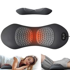 3 in 1 Back Massager for Spine and Lower Back, Electric Lumbar Massager with ...