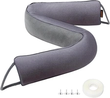 Door Draft Stopper, 36 Inch under Door Draft Blocker Noise Stopper, Weighted Win