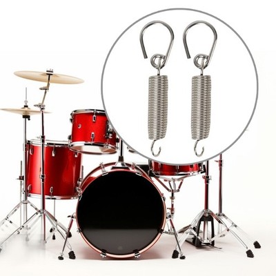 2Pcs Drum Foot Pedal Spring Bass Drum Foot Pedal Tension Spring Percussion Part