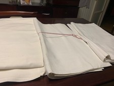 stock 4 lenzuola vintage in lino e cotone 