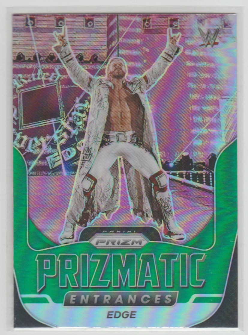2022 Panini Prizm WWE Prizmatic Green Edge #3