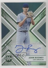 2018 Panini Elite Extra Edition Emerald Auto 2/25 John Rooney #144 Auto 3v2