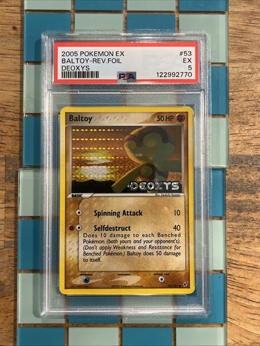 Baltoy graded PSA 5 for sale on eBay