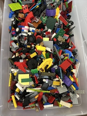 LEGO 5 lbs Pounds Random Parts Pieces Building Plates Blocks Bulk Lot Not Washed