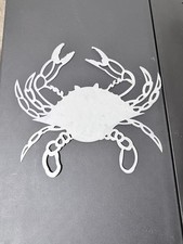 Metal Crab Home Decor Unpainted Light Gauge Steel