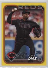 2024 Topps Series 1 Yellow Alexis Diaz Alexis Díaz #297 17st