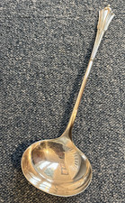 W & H Walker & Hall Albany Style 13" Large Silver Plated Ladle