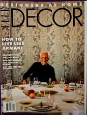Elle Decor Designers At Home How To Live Like Armani