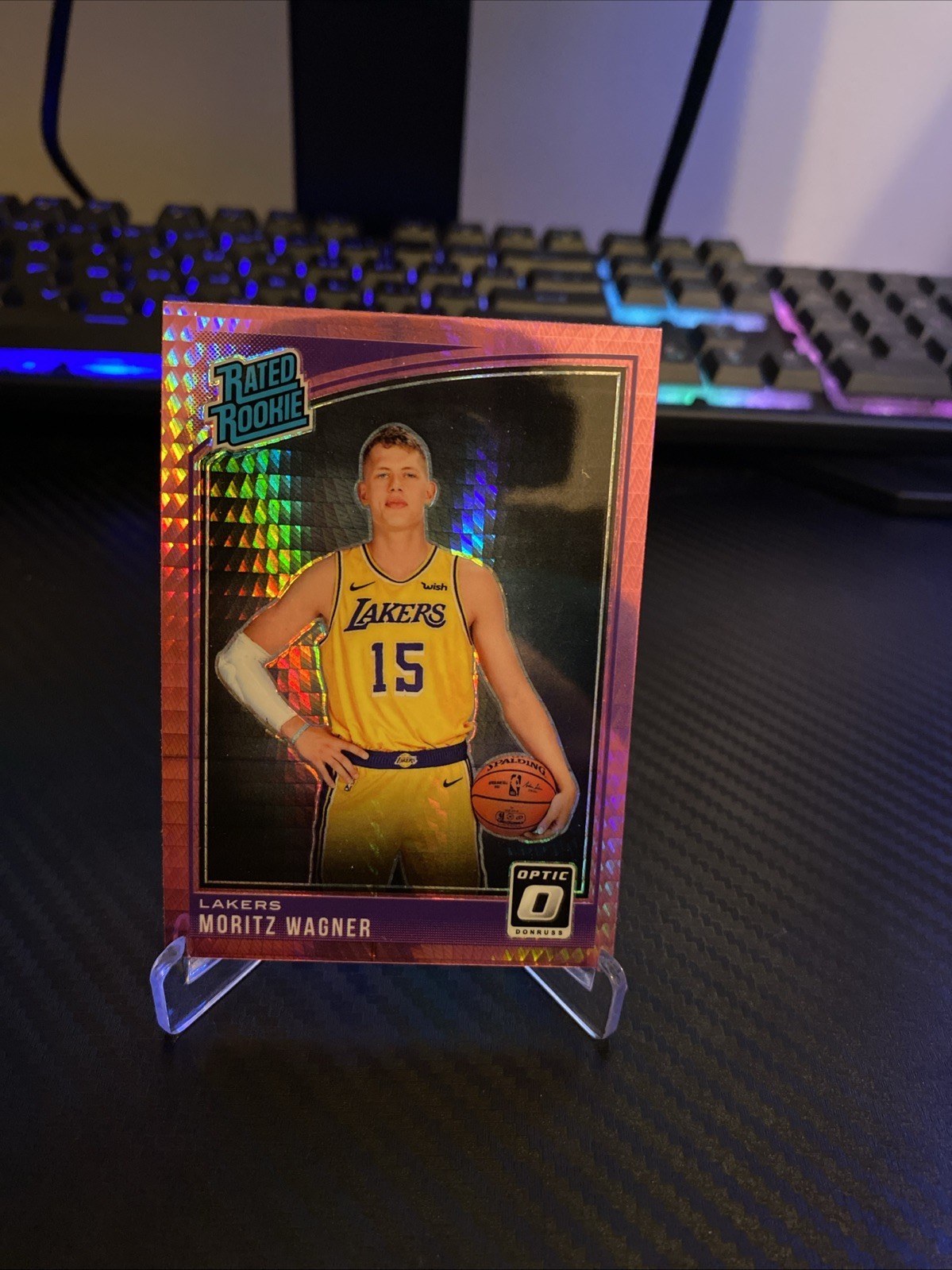 2018-19 Panini Donruss Optic - Rated Rookie Moritz Wagner #197 Hyper Pink (RC)