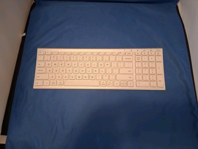 iClever IC-BK10 Bluetooth Universal Ultra-Slim Keyboard, Silver/White