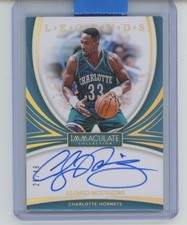 ALONZO MOURNING 2023-24 Immaculate #ILE-AM Legends Auto SP /49 Hornets