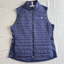 Peter Millar Fuse Elite Womens Blue Quilt Vest XL  NWT Retail $200