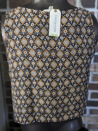 Boho Design Crop Tank Top XL leicht, Festival Ready, Neu mit Etikett Bauernstil - Bild 3 von 8